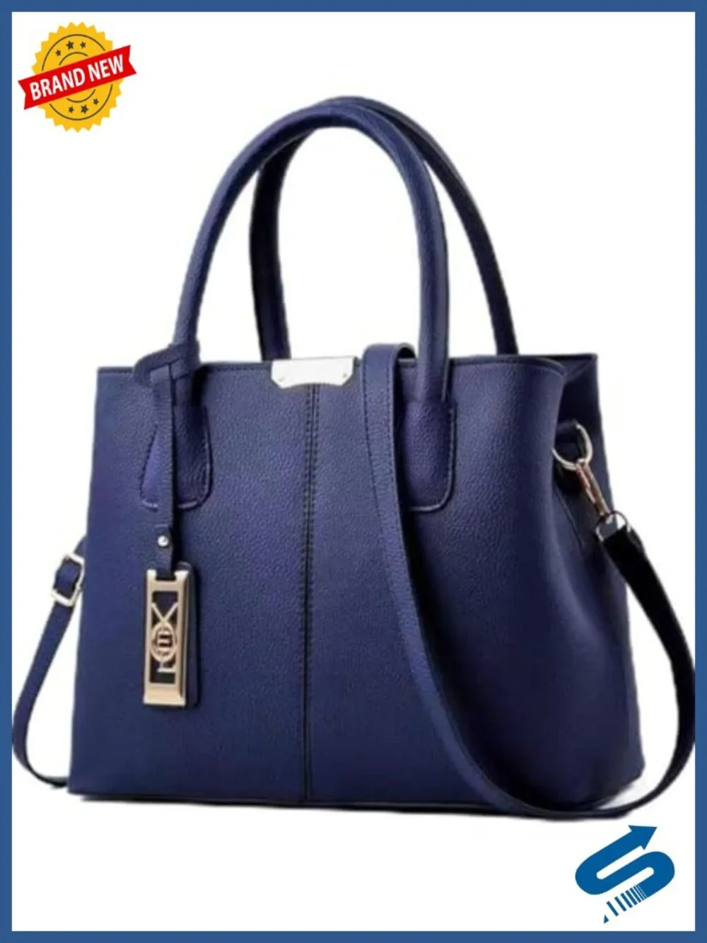 PU Leather Shoulder Tote Bag Top Handle Satchel Crossbody